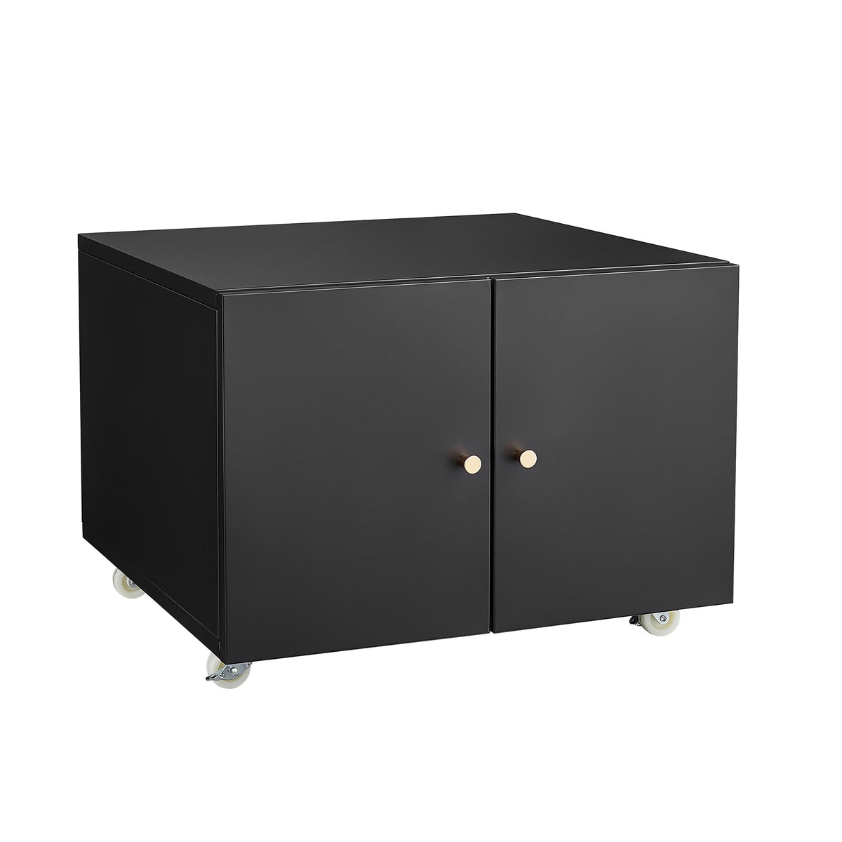 SINOFURN Black 23.6-in File Cabinet