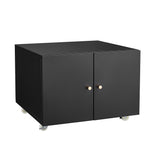 SINOFURN Black 23.6-in File Cabinet