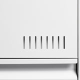 SINOFURN White 3-Drawer 23.6-in File Cabinet