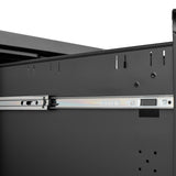 SINOFURN Black 2-Drawer 15.4-in File Cabinet