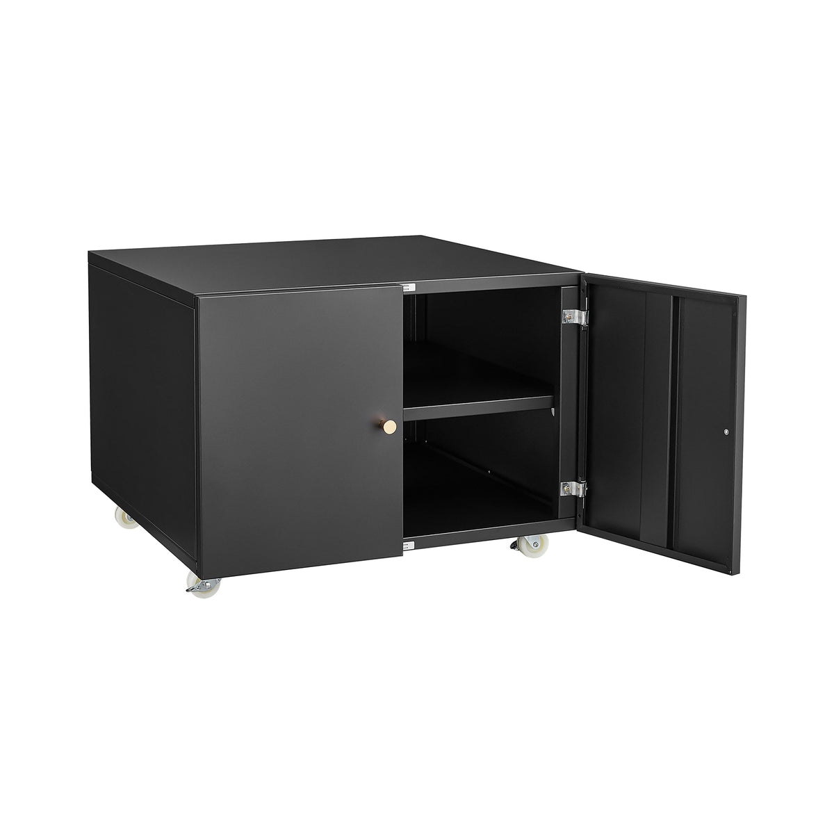 SINOFURN Black 23.6-in File Cabinet