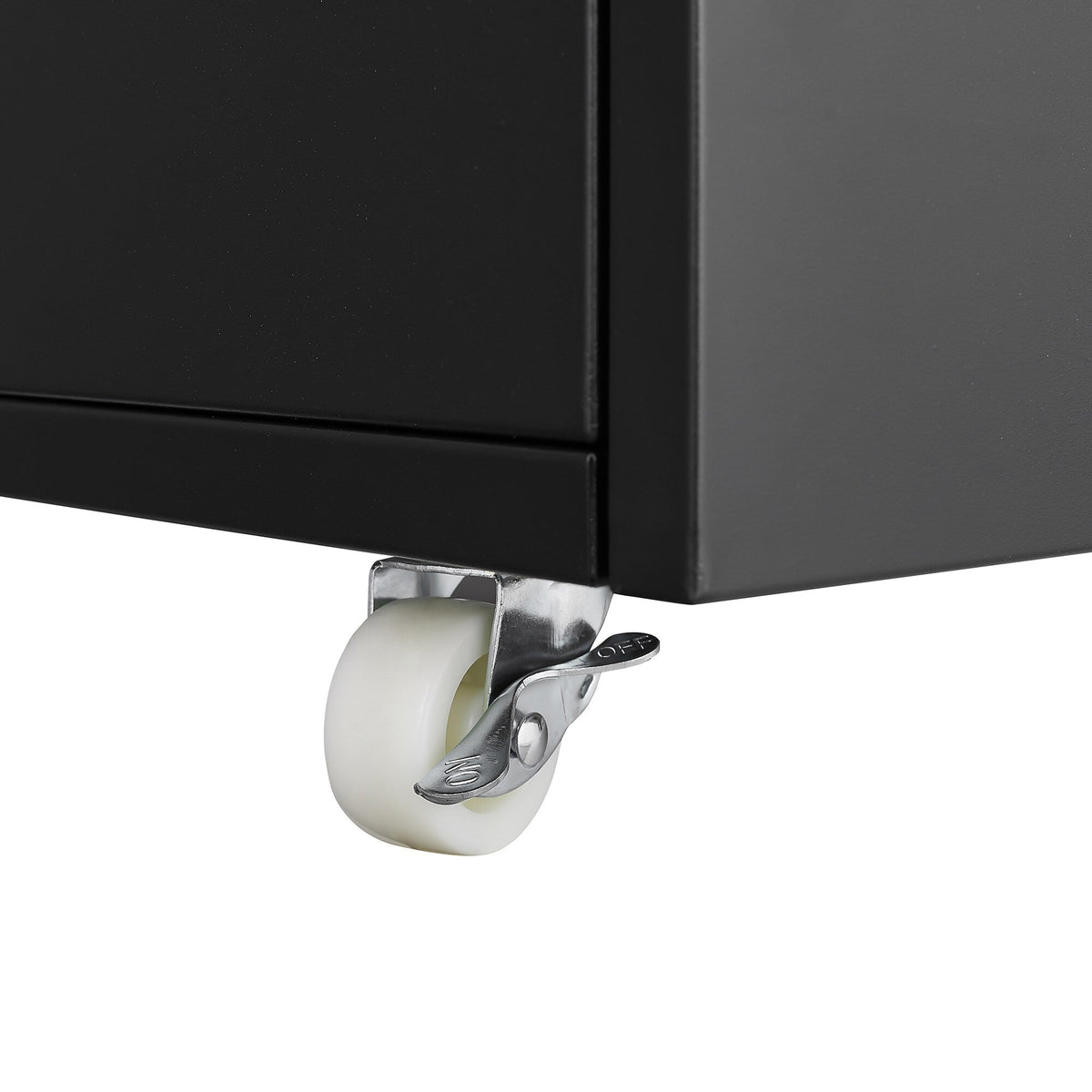 SINOFURN Black 23.6-in File Cabinet