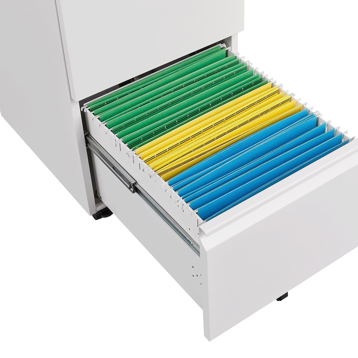 SINOFURN White 2-Drawer 15.4-in File Cabinet