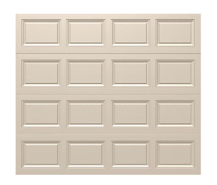 Wayne Dalton Classic Steel Model 8000 8-ft x 7-ft Almond Single Garage Door