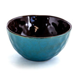 Sea Glass 16-Piece Modern Turquoise Stoneware Dinnerware Set (Service for 4)