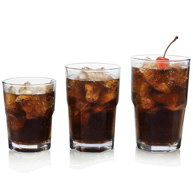 3-Different Sizes Glassware Set (Set of 18)