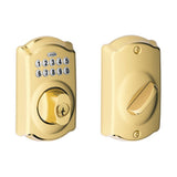 Camelot Satin Nickel Keypad Electronic Door Lock Deadbolt - Super Arbor