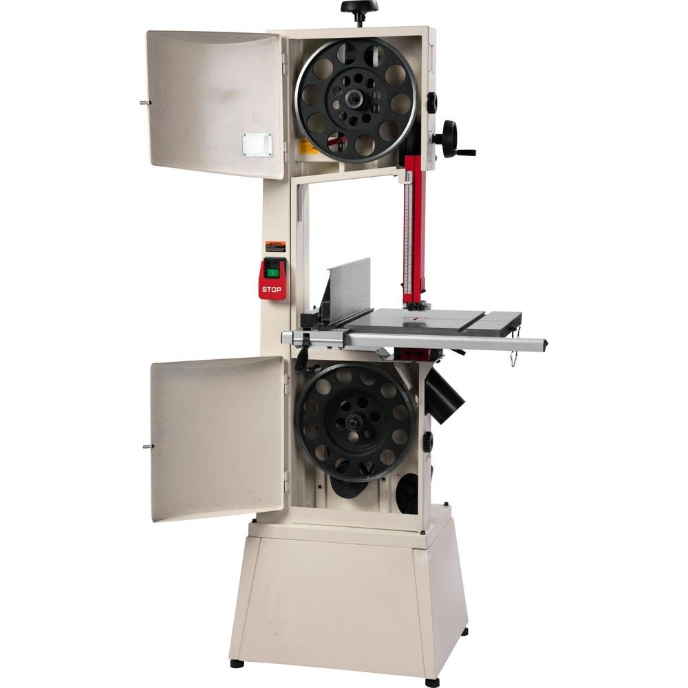JWBS14-SFX 14 in. 1.75 HP, 1 pH, 115-Volt/230-Volt Steel Frame Bandsaw - Super Arbor
