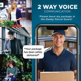 Black Floor Mount Smart Parcel Security Mailbox - Super Arbor