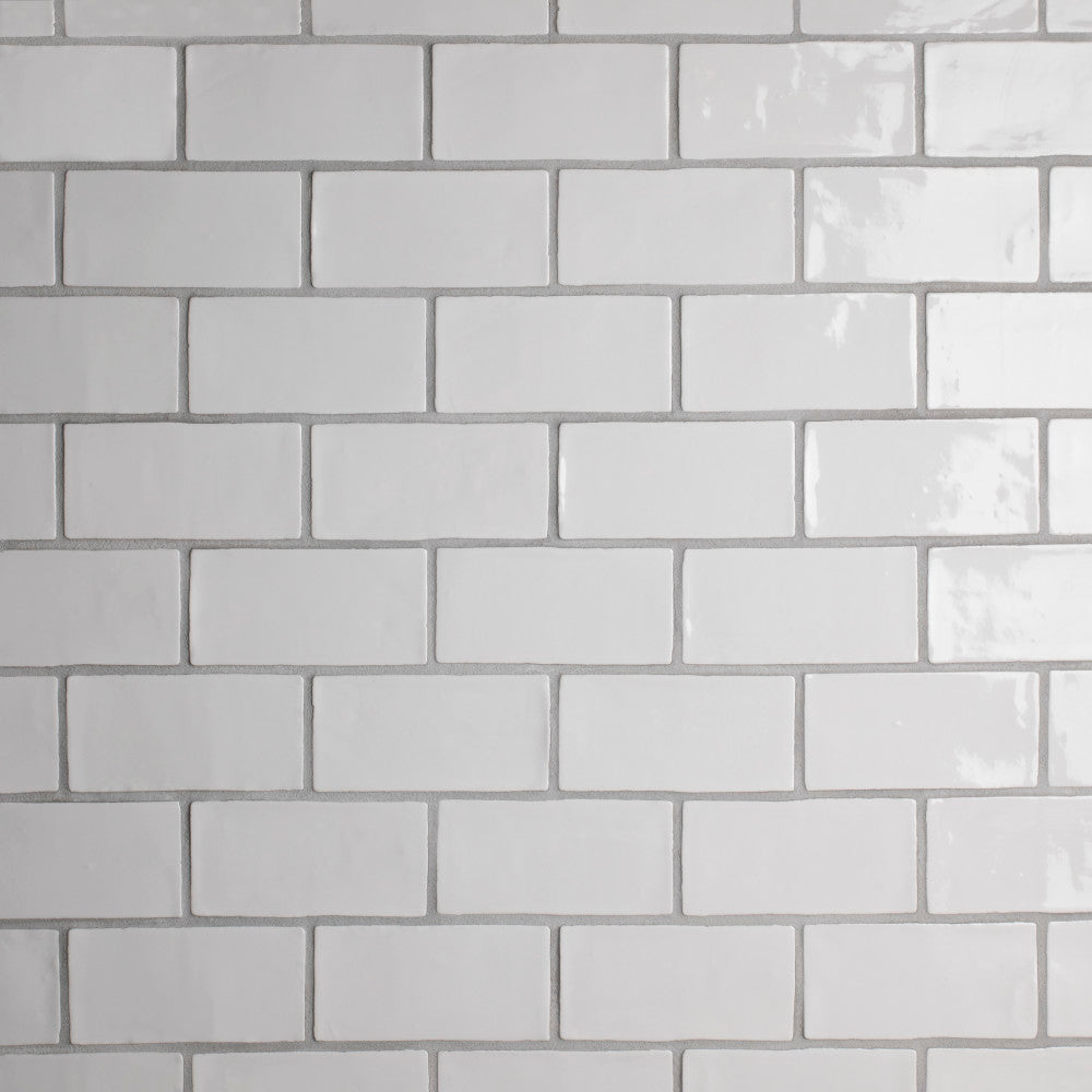 Merola Tile Chester Bianco 3 in. x 6 in. Ceramic Subway Wall Tile (6.02 sq. ft. / Case)