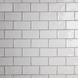 Merola Tile Chester Bianco 3 in. x 6 in. Ceramic Subway Wall Tile (6.02 sq. ft. / Case)