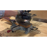 15-Amp 12 in. Sliding Compound Miter Saw with Laser Guide - Super Arbor