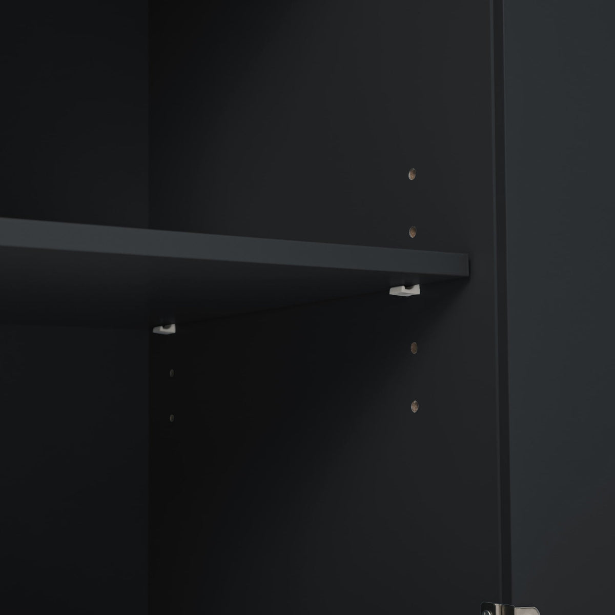 SINOFURN Black Mdf Base with Wood Top Rolling Kitchen Cart (29.3-in x 39.8-in x 33.7-in)