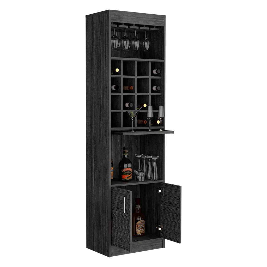 Flynama 20-in x 71.1-in Gray Rectangle Bar Cabinet