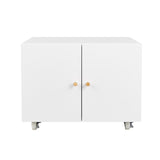 Flynama White 23.62-in File Cabinet