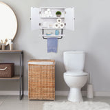 Excello Global Products 22 x 27 x 8 Barndoor Soft Close Bathroom Wall Cabinet