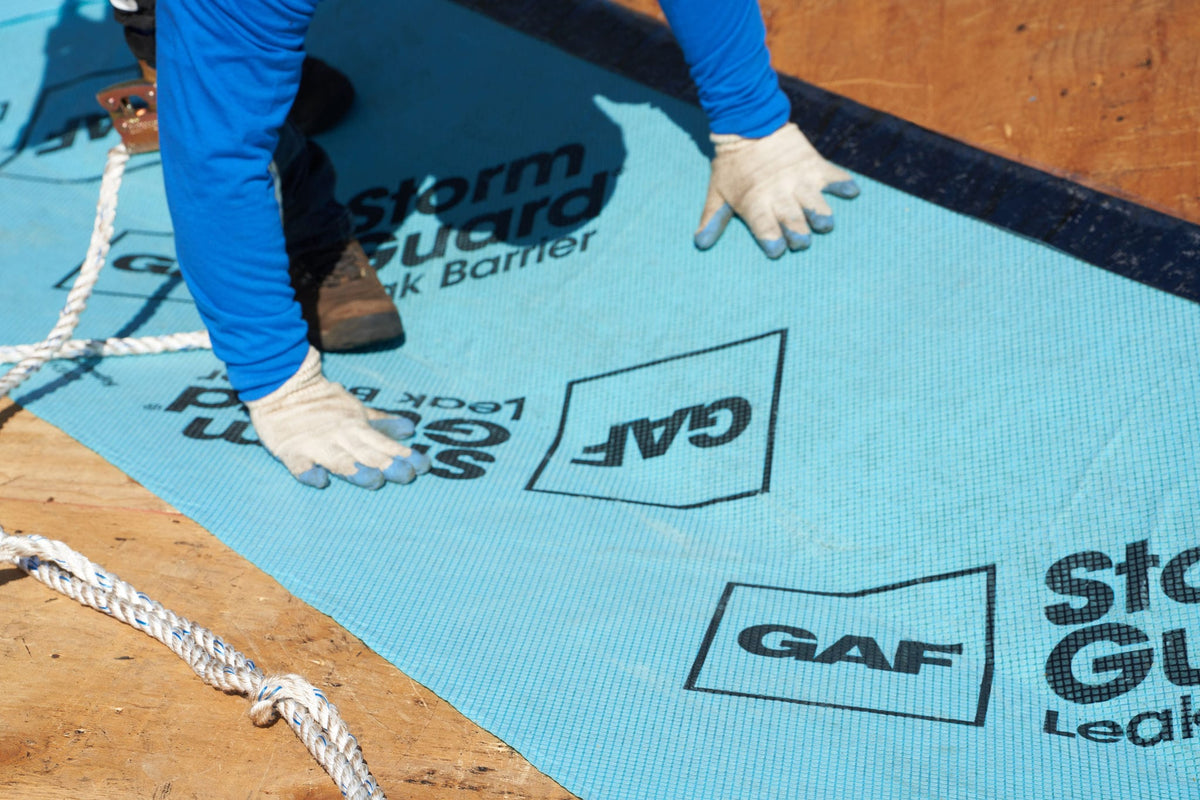 GAF StormGuard 36-in x 66-ft (200-sq ft) Polypropylene Peel & Stick Roof Underlayment