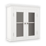 WELLFOR 20-in x 6.5-in White Bathroom Wall Cabinet