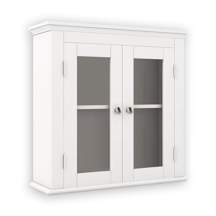 WELLFOR 20-in x 6.5-in White Bathroom Wall Cabinet