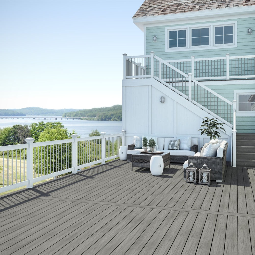Deckorators 4-in x 4-in x 3-ft White Composite Deck Post Sleeve