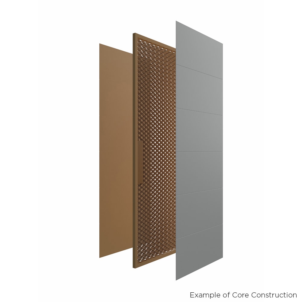Masonite Melrose 30-in x 80-in Blue Heron Flush Prefinished Molded Composite Bifold Door (Hardware Included)