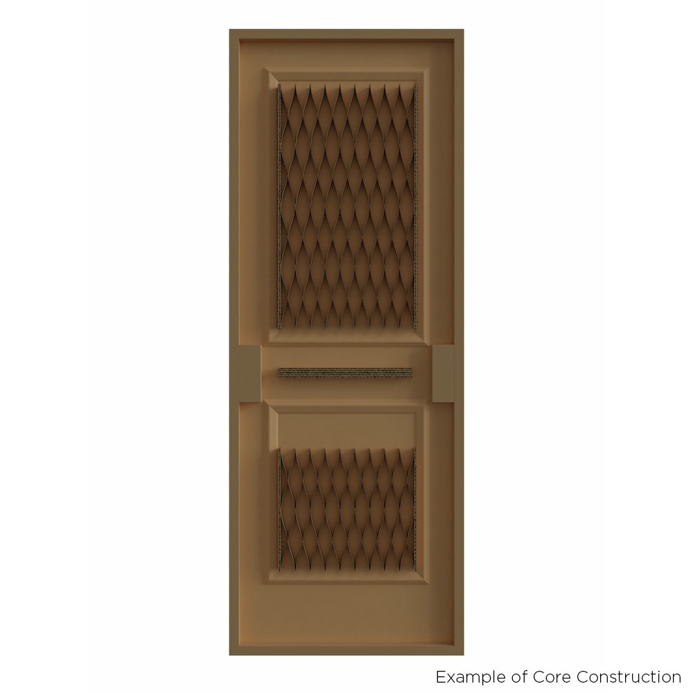 Masonite Livingston 30-in x 80-in White 3-Panel Square Prefinished Molded Composite Bifold Door (Hardware Included)
