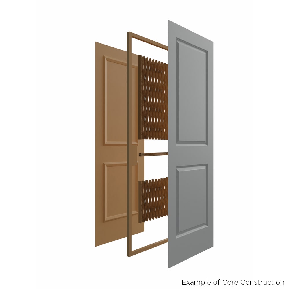 Masonite Livingston 30-in x 80-in White 3-Panel Square Prefinished Molded Composite Bifold Door (Hardware Included)