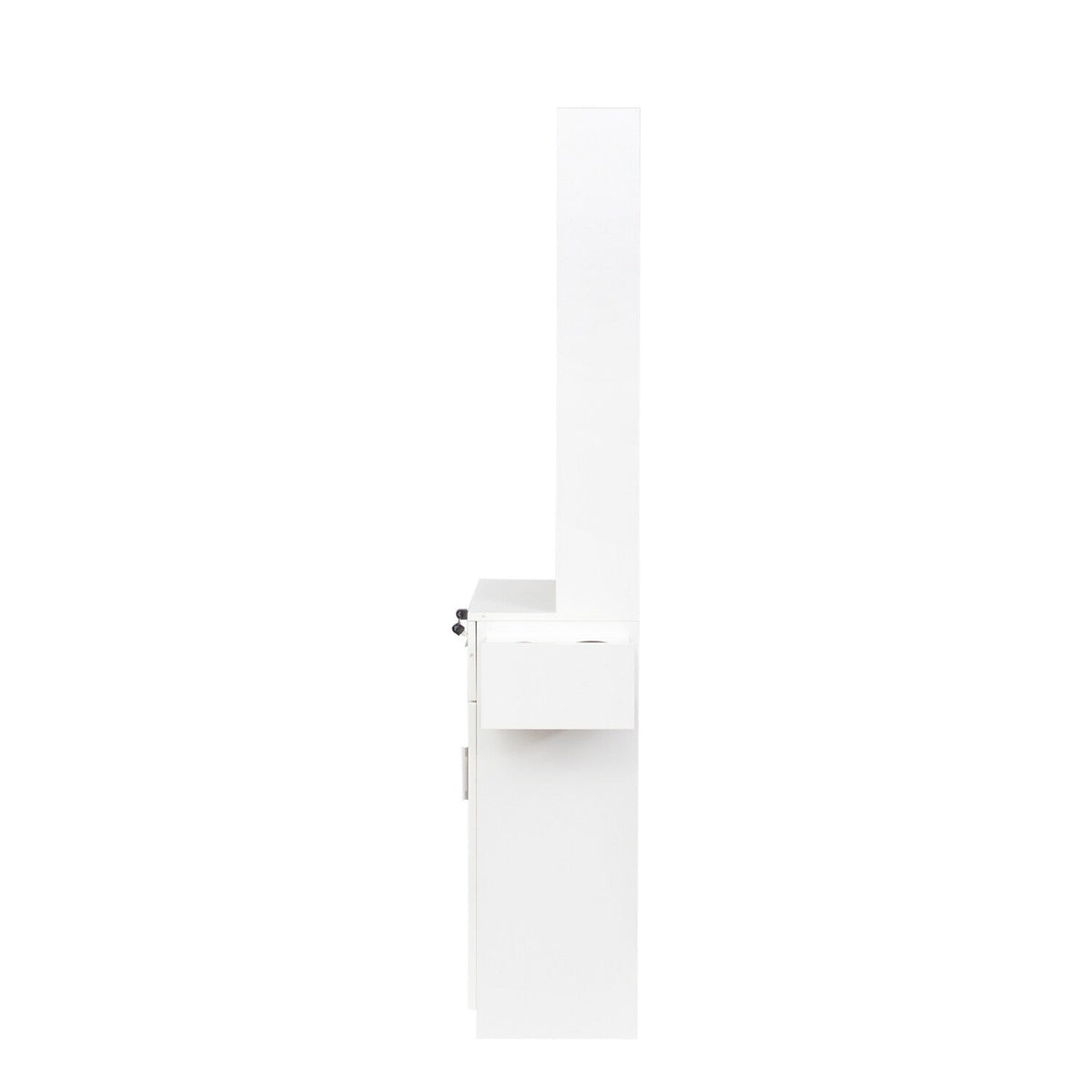 Mondawe 15.67-in W x 70.87-in H Mdf White Freestanding Utility Storage Cabinet