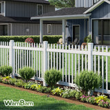 WamBam Fence 4-ft H x 6-ft W Privacy Vinyl Flat-top Fence Panel No Dig (Unassembled)