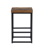 Bybafun Black Mdf Base with Wood Top Rolling Kitchen Island (29.5-in x 50.3-in x 36.6-in)