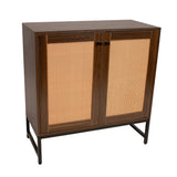 Sunnydaze Decor Brown 1-Shelf Office Cabinet