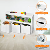 Costway 13-in W x 24.5-in H Mdf White Freestanding Utility Storage Cabinet