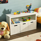 Costway 13-in W x 24.5-in H Mdf White Freestanding Utility Storage Cabinet