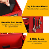Costway 13-in W x 52-in H Steel Red Freestanding Utility Storage Cabinet