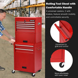 Costway 13-in W x 52-in H Steel Red Freestanding Utility Storage Cabinet