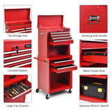 Costway 13-in W x 52-in H Steel Red Freestanding Utility Storage Cabinet