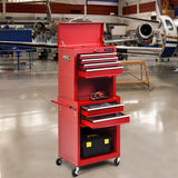 Costway 13-in W x 52-in H Steel Red Freestanding Utility Storage Cabinet