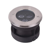 3-Watt Stainless Steel Outdoor Integrated LED 3000K In-Ground Landscape Path Light