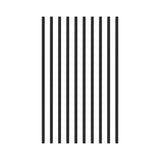 RELIABILT 1-in x 32-in Black Sand Galvanized Steel Round Deck Baluster (10-Pack)