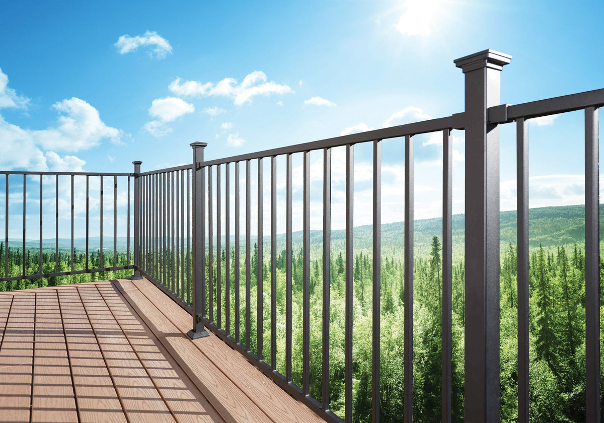 RELIABILT 0.5-in x 0.5-in Black Sand Steel Rail Bracket
