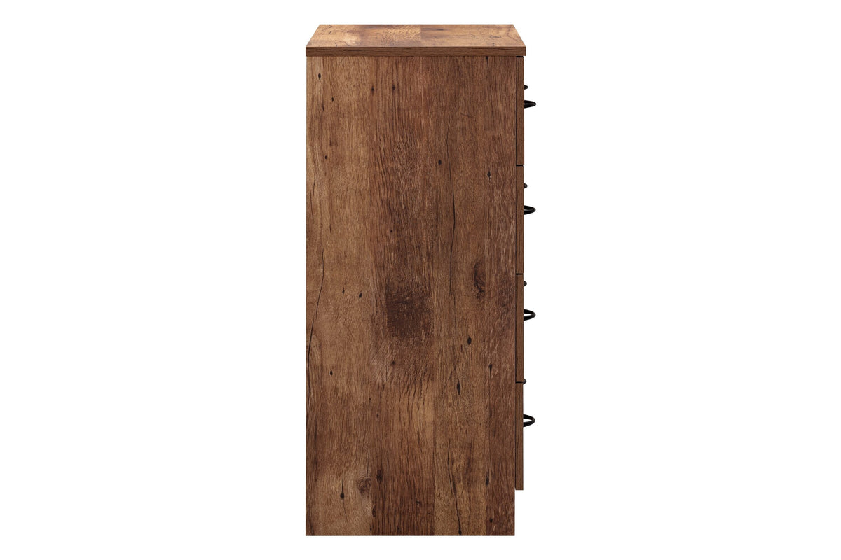 OSHOME OS Home and Office Furniture Model 6007 Four Drawer Chest in Mountain Oak
