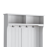 Yiekholo Casual 40.1-in White Wood Hall Tree