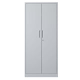 Kahomvis White 3-Shelf Office Cabinet