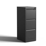 Kahomvis Black Office Cabinet