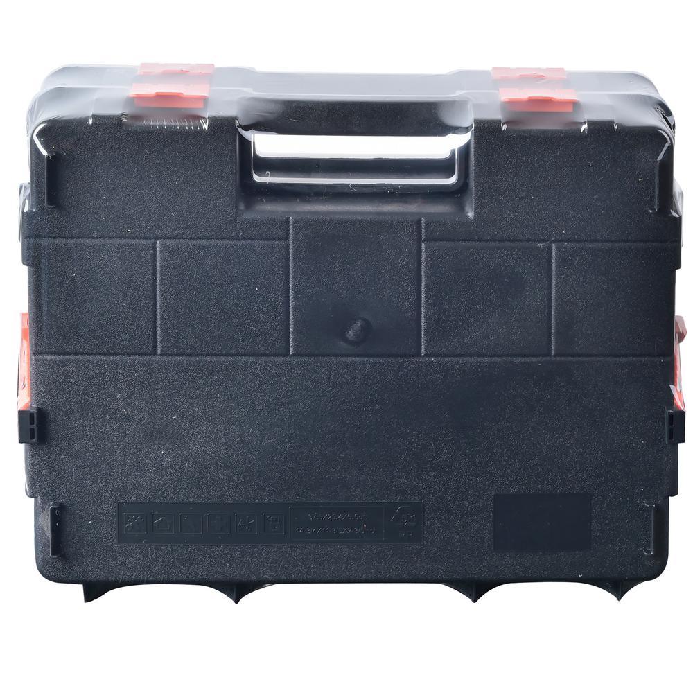 15-Compartment Interlocking Small Parts Organizer in Black (2-Pack) - Super Arbor