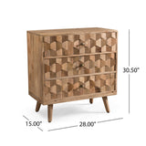 Best Selling Home Decor Brown 3-Drawer Chest