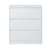 Kahomvis White Office Cabinet