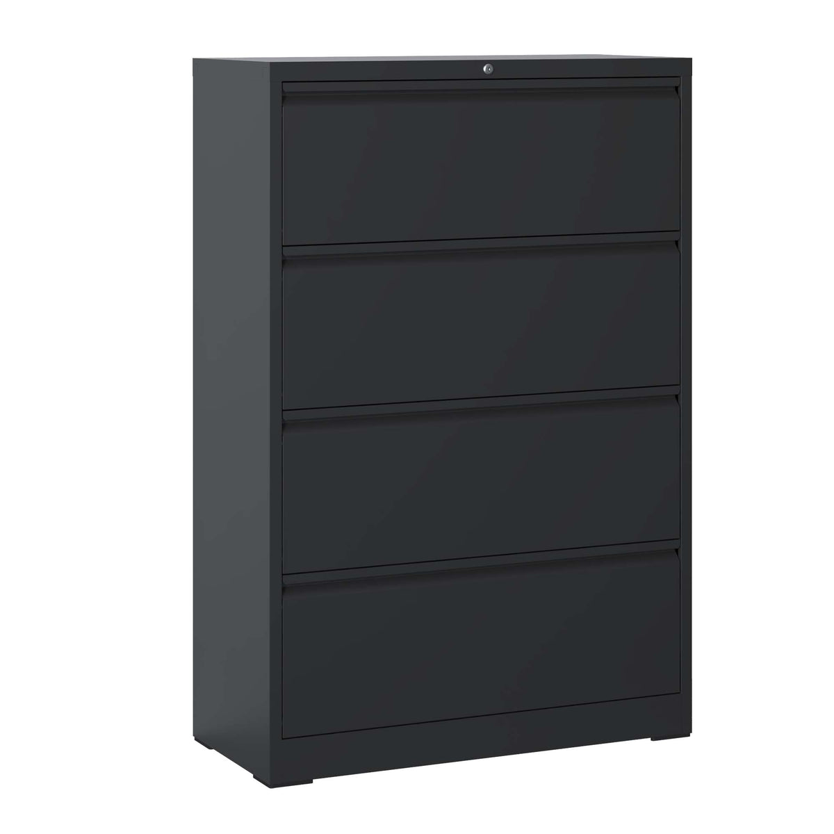 Kahomvis Black Office Cabinet