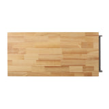 BABOOM Gray Wood Base with Wood Top Rolling Kitchen Cart (18.9-in x 41.75-in x 35.25-in)