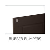 Design House Brookings 24-in W x 36-in H x 12-in D Espresso Maple Wall Ready To Assemble Plywood Cabinet (Recessed Panel Shaker Door Style)